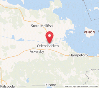 Map of Odensbacken, Örebro