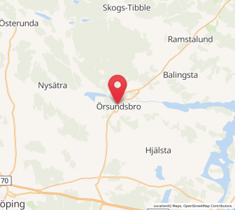 Map of Örsundsbro, Uppsala