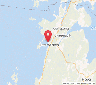 Map of Otterbäcken, Västra Götaland