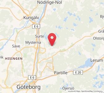Map of Rannebergen, Västra Götaland