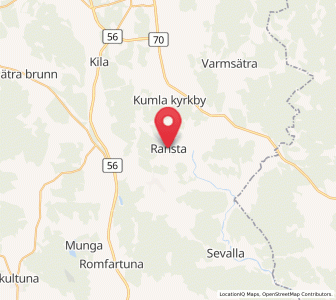 Map of Ransta, Västmanland