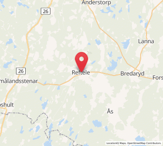 Map of Reftele, Jönköping