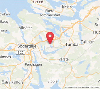 Map of Rönninge, Stockholm
