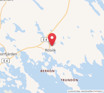 Map of Rosvik, Norrbotten