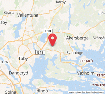 Map of Rydbo, Stockholm