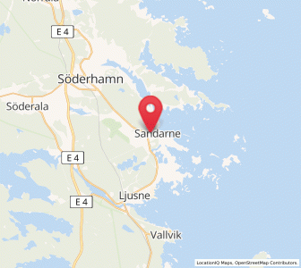 Map of Sandarne, Gävleborg