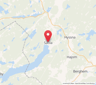 Map of Sätila, Västra Götaland
