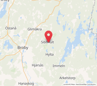 Map of Sibbhult, Skåne