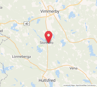 Map of Storebro, Kalmar