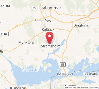 Map of Strömsholm, Västmanland