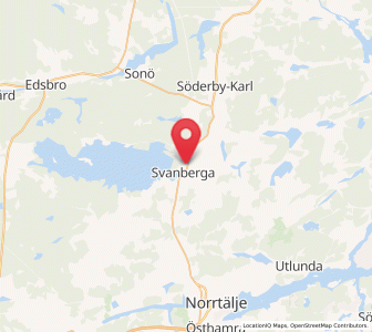 Map of Svanberga, Stockholm