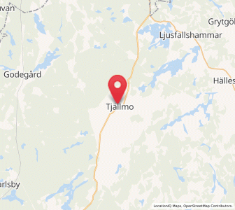 Map of Tjällmo, Östergötland