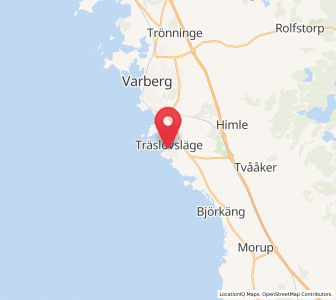 Map of Träslövsläge, Halland