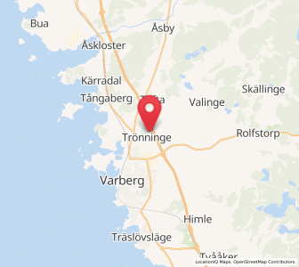 Map of Trönninge, Halland