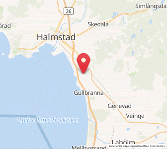 Map of Trönninge, Halland