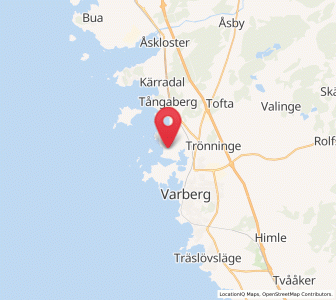 Map of Trönningenäs, Halland