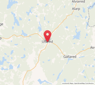 Map of Ullared, Halland