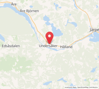Map of Undersåker, Jämtland