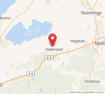 Map of Väderstad, Östergötland
