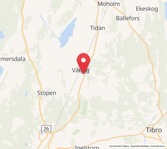 Map of Väring, Västra Götaland