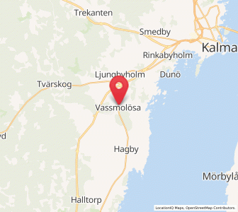 Map of Vassmolösa, Kalmar