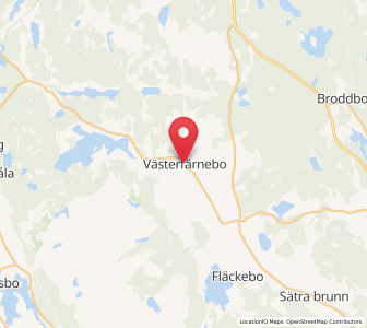 Map of Västerfärnebo, Västmanland