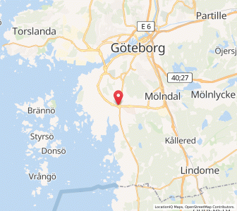 Map of Västra Frölunda, Västra Götaland