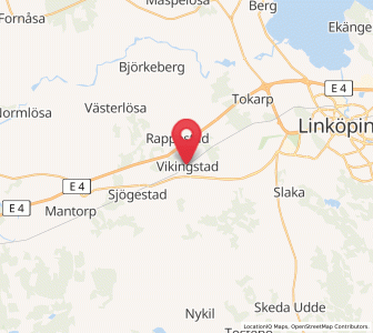 Map of Vikingstad, Östergötland