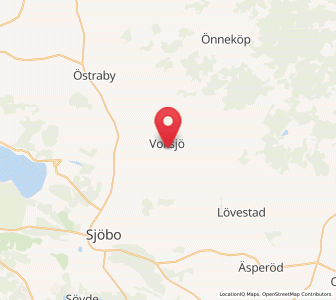 Map of Vollsjö, Skåne