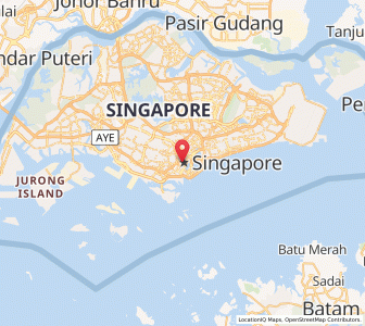 Carte : Singapour, Central Region