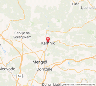 Map of Kamnik, Kamnik