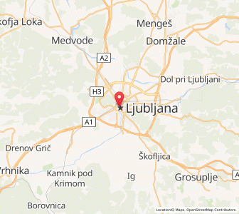 Map of Ljubljana, Ljubljana