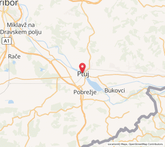 Map of Ptuj, Ptuj