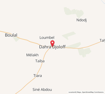 Map of Dara, Louga