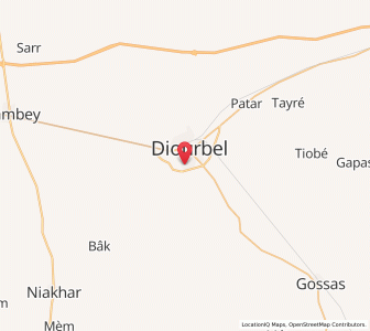 Map of Tiébo, Diourbel