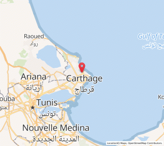 Carte : Al Marsá, Tunis