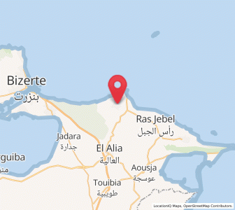 Carte : Al Matlīn, Bizerte
