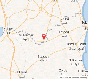 Carte : Amiret El Fhoul, Monastir
