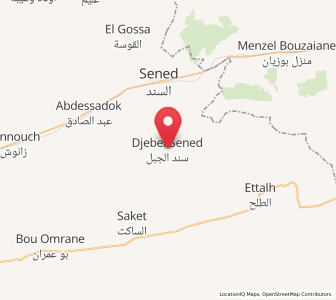Carte : As Sanad, Gafsa