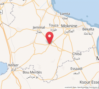 Carte : Beni Hassane, Monastir
