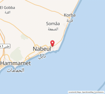Carte : Beni Khiar, Nabeul