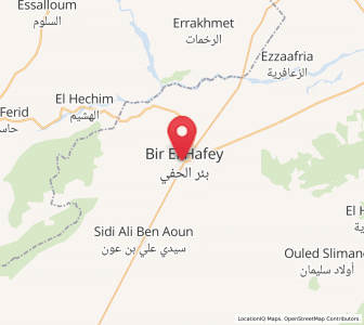 Carte : Bir el Hafey, Sidi Bouzid