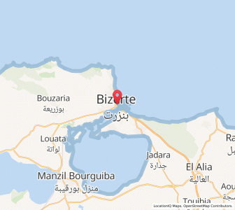 Carte : Bizerte