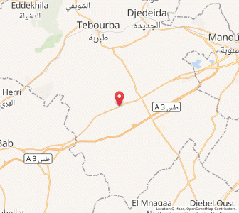 Carte : Borj el Amri, Manouba