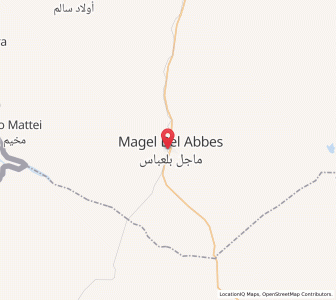 Carte : Borj Mejen Bel Abbès, Kasserine
