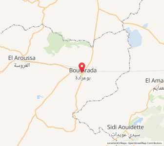 Carte : Bou Arada, Siliana