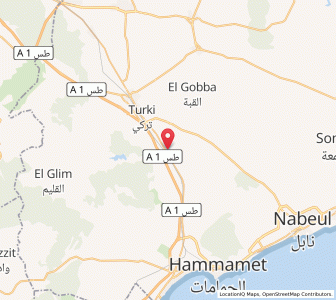 Carte : Bou Arkoub, Nabeul
