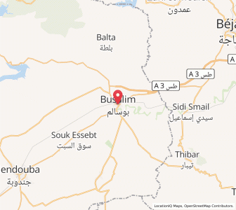 Carte : Bou Salem, Jendouba