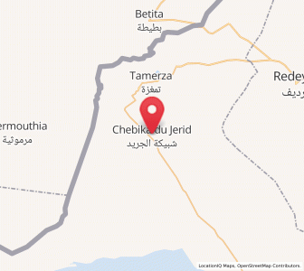 Carte : Chebika, Tozeur