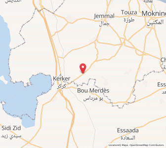 Carte : Dar Ali Ben Hassene, Monastir